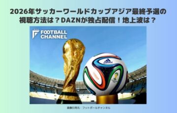 サッカー　アジア最終予選　視聴方法